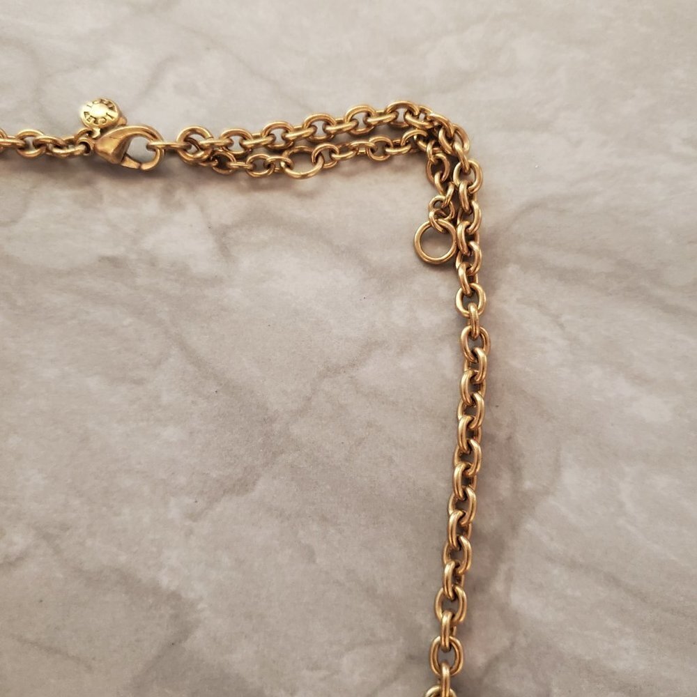 ✨ J.Crew Rhinestone Crystal Cluster Statement Bridal Wedding Necklace ✨ - Picture 4 of 16